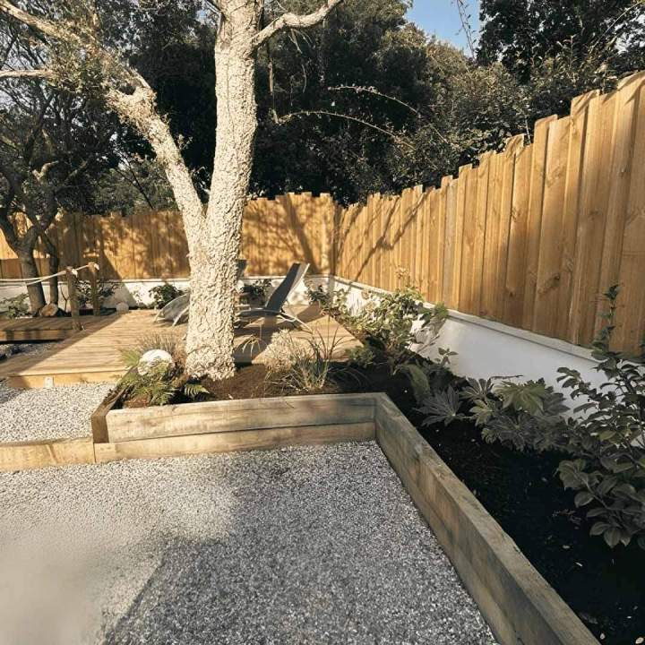 Création d'une clôture bois Labenne
